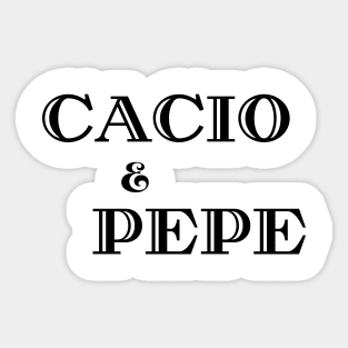 Cacio e pepe Sticker